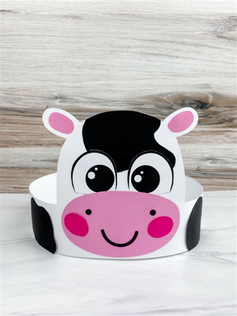 cow costume headband|free cow headband template.